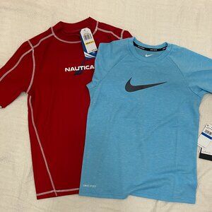 '*** NEW *** 2 Rash Guard - Size M 10/12